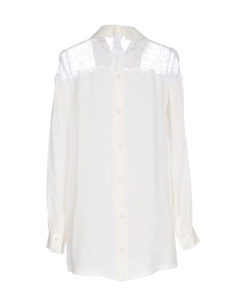 miu miu white blouse